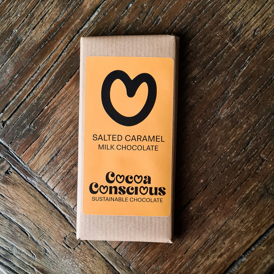 Salted Caramel Milk Chocolate Bar 90g