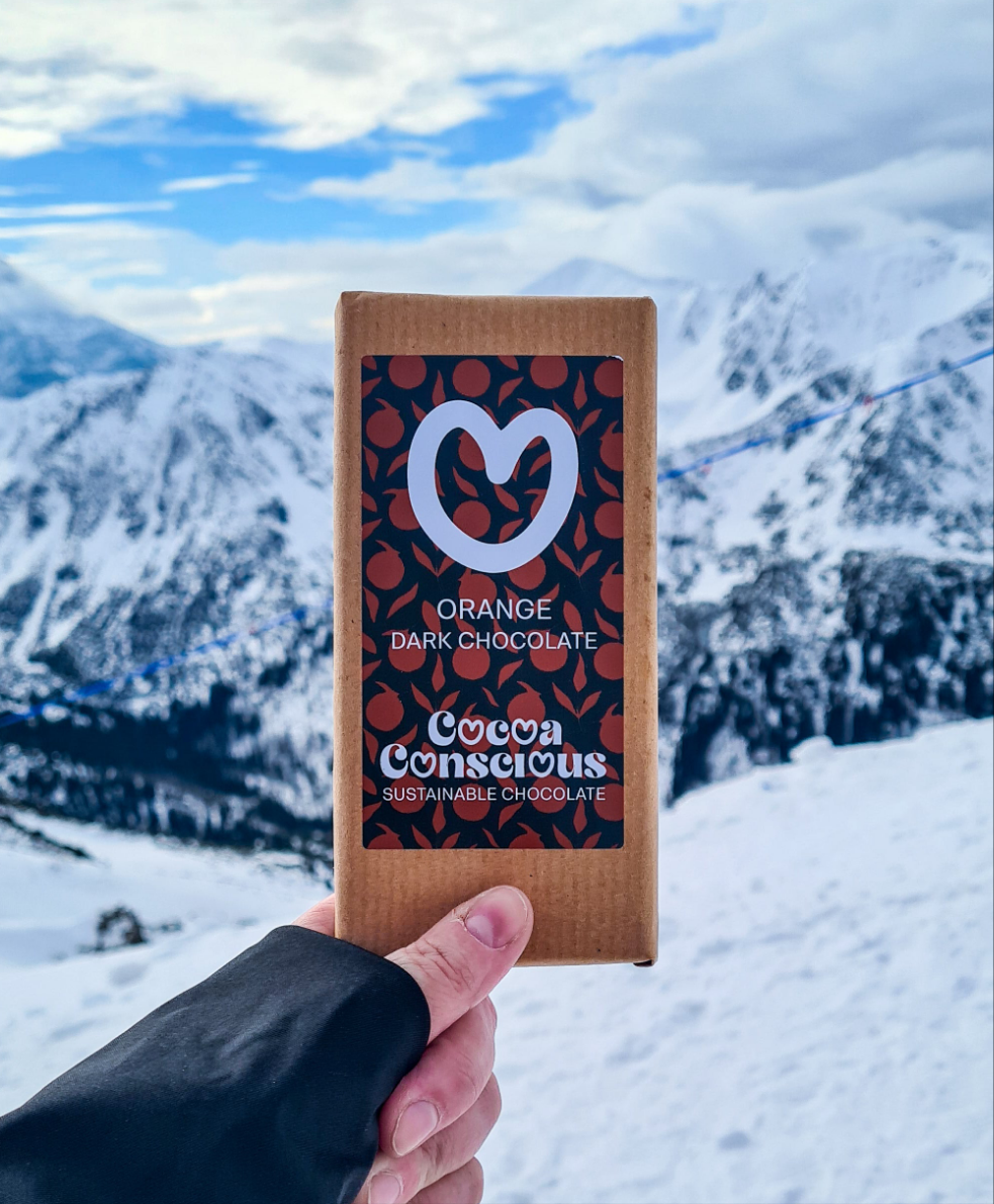 Orange Dark Chocolate bar 90g
