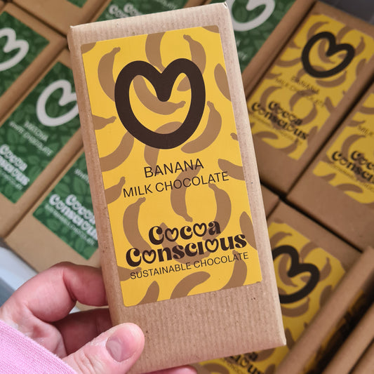Banana Milk Chocolate 90g bar
