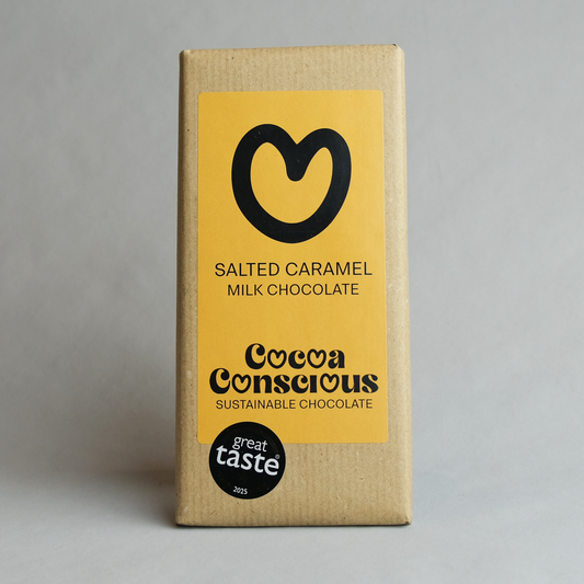 Salted Caramel Milk Chocolate Bar 90g